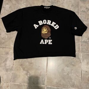 BAPE X BAYC T-Shirt Bored Ape Yacht Club XXL Cropped
